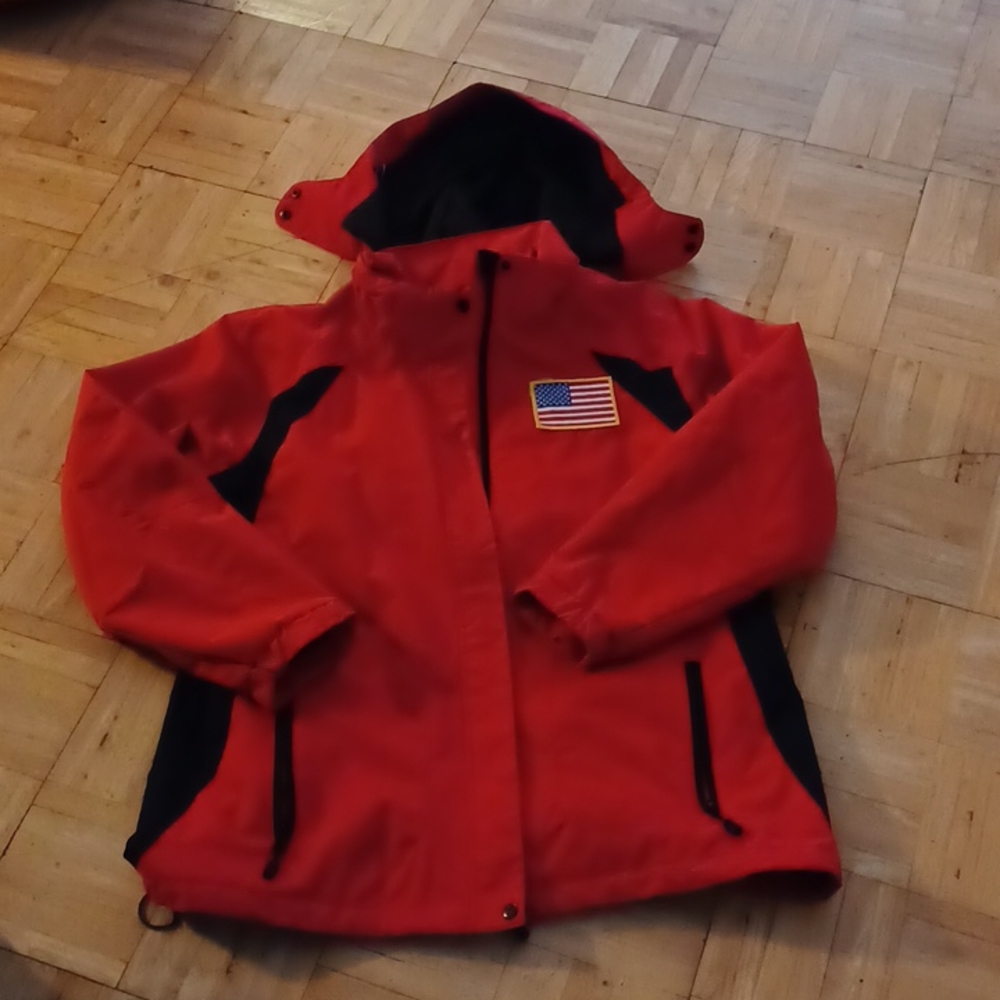 Port Authority waterproof jacket with hood women's xxlarge